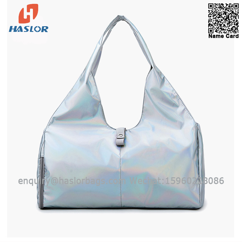 05 2020 Women's Pink Gym Duffle Bag with Shoe Compartment and Wet Pocket for Swim Sports Travel Gym Bag