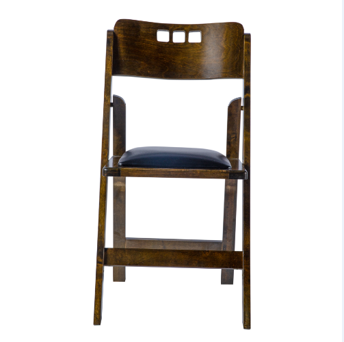 Wood folding chair