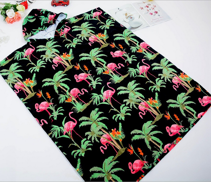 Cotton surfing cape printed