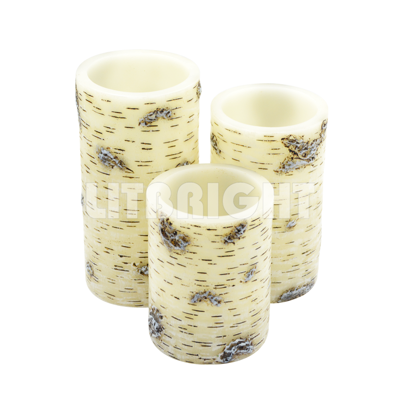 Led Candle/Flameless Led candle/Remote control Led candle/Festival Decorative LED Candle/Embossed painting LED candle/Bark Led candle