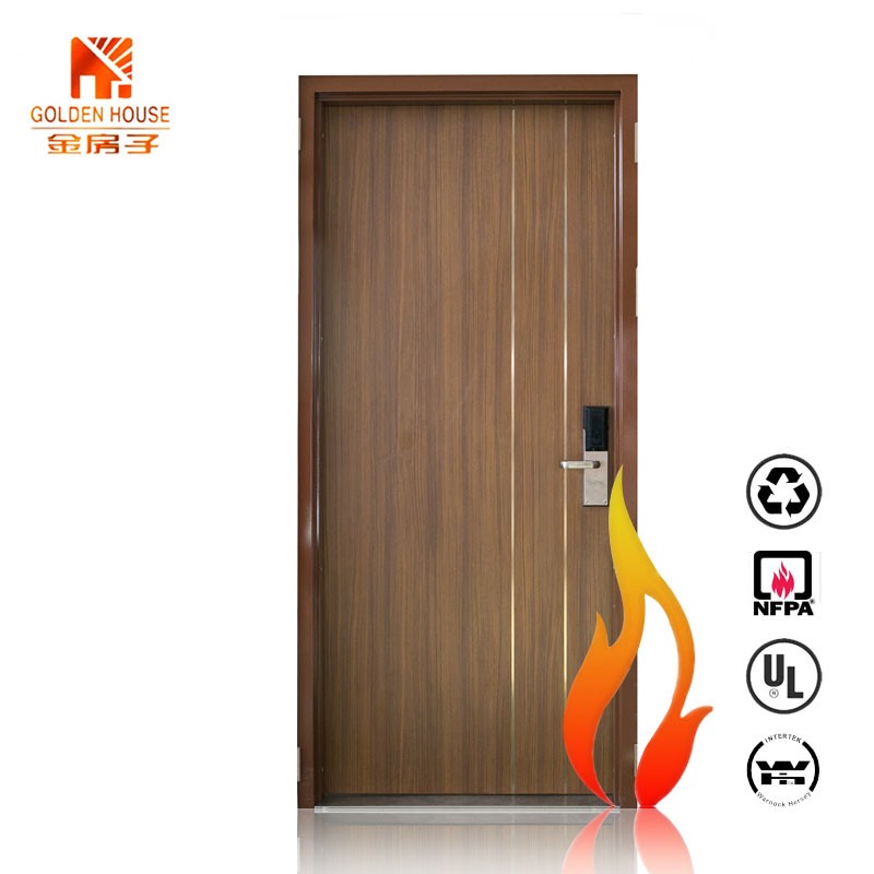 Laminated wood fire door entry doors door solid wood