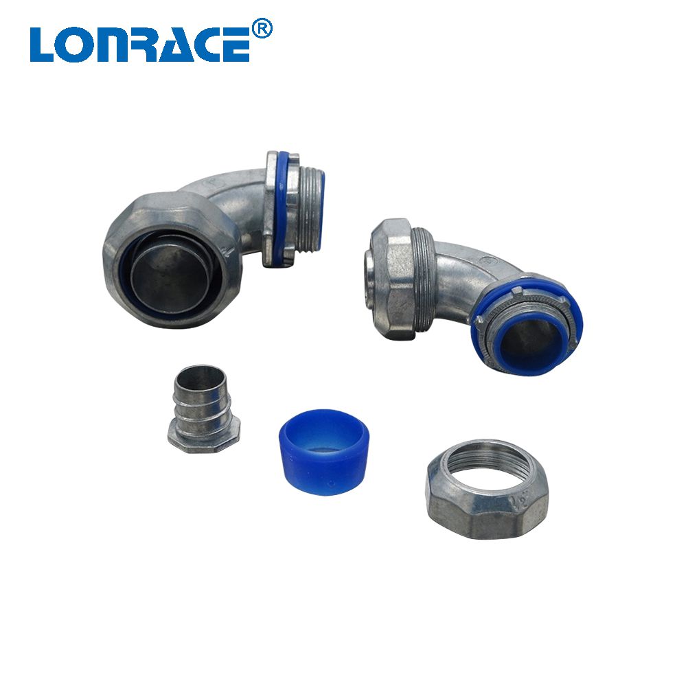 Liquid Tight Flexible Conduit Connector 90°