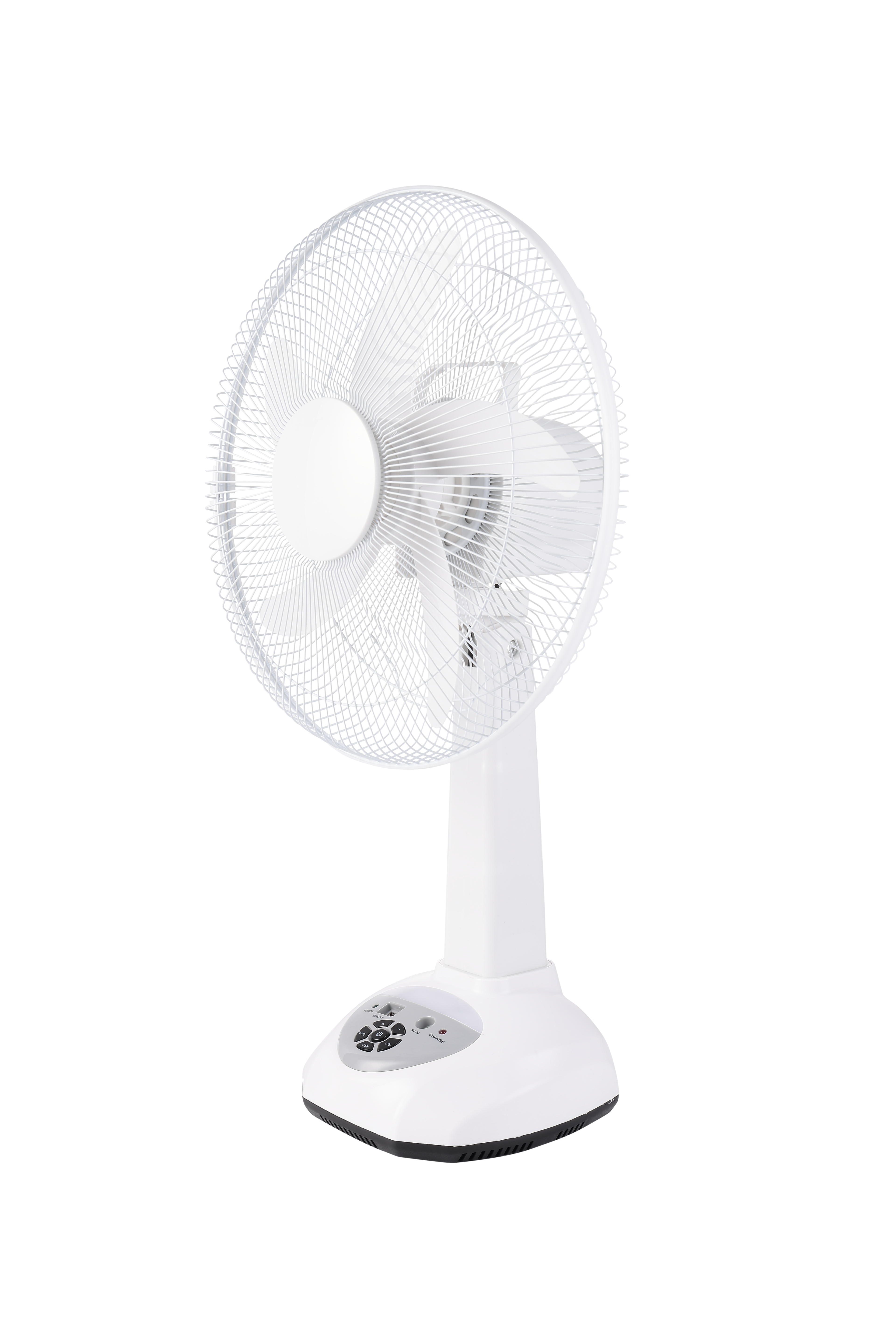 14 inches solar rechargeable table fan