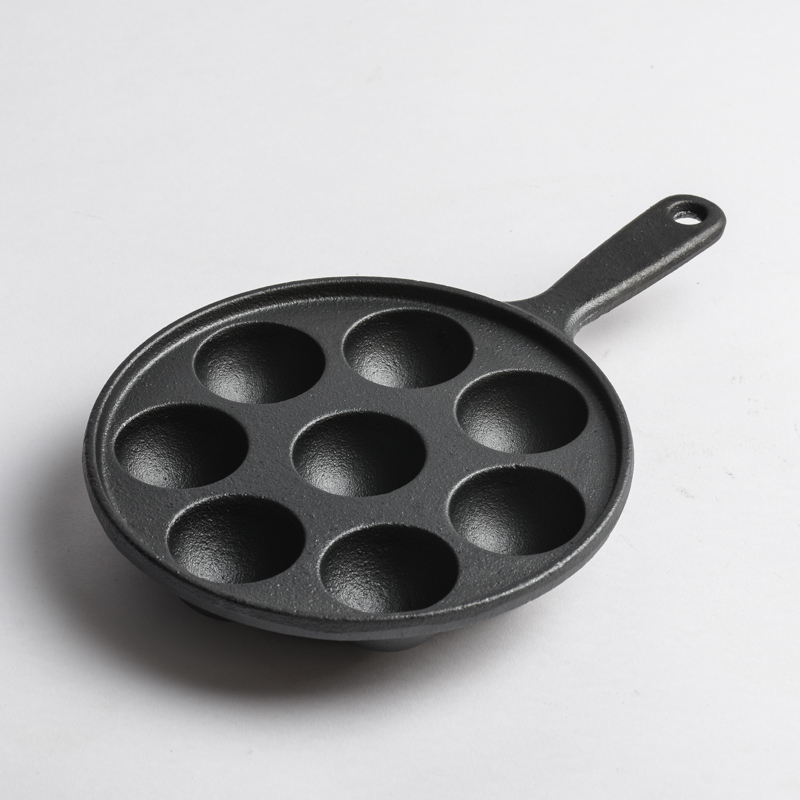Cast iron pancake pan,cast iron cake mould