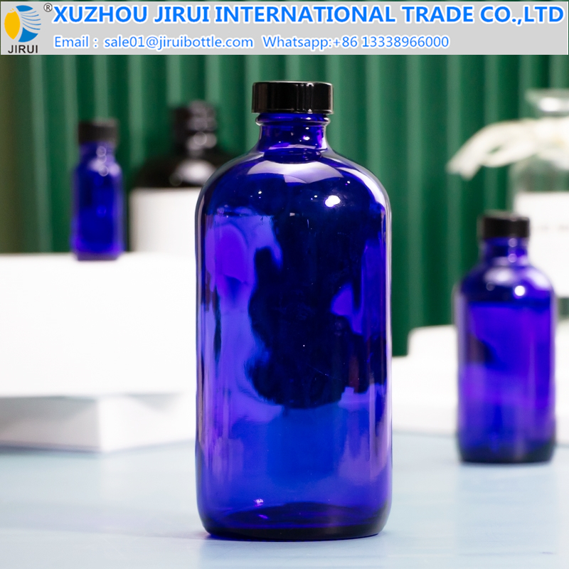 Blue Boston Bottle 15ml 30ml 60ml 120ml 250ml 500ml