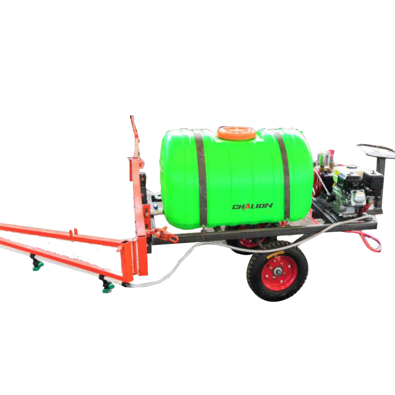 Boom sprayer for walking tractor