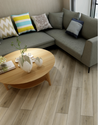 Embossed Texture PVC Virgin Material Plastic Vinyl Tiles SPC Flooring