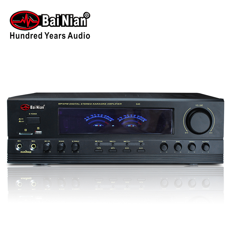 Amplifier(Karaoke Sound System-Powerful Amplifier with Wireless Steaming,Double Layer Print PCB Board)