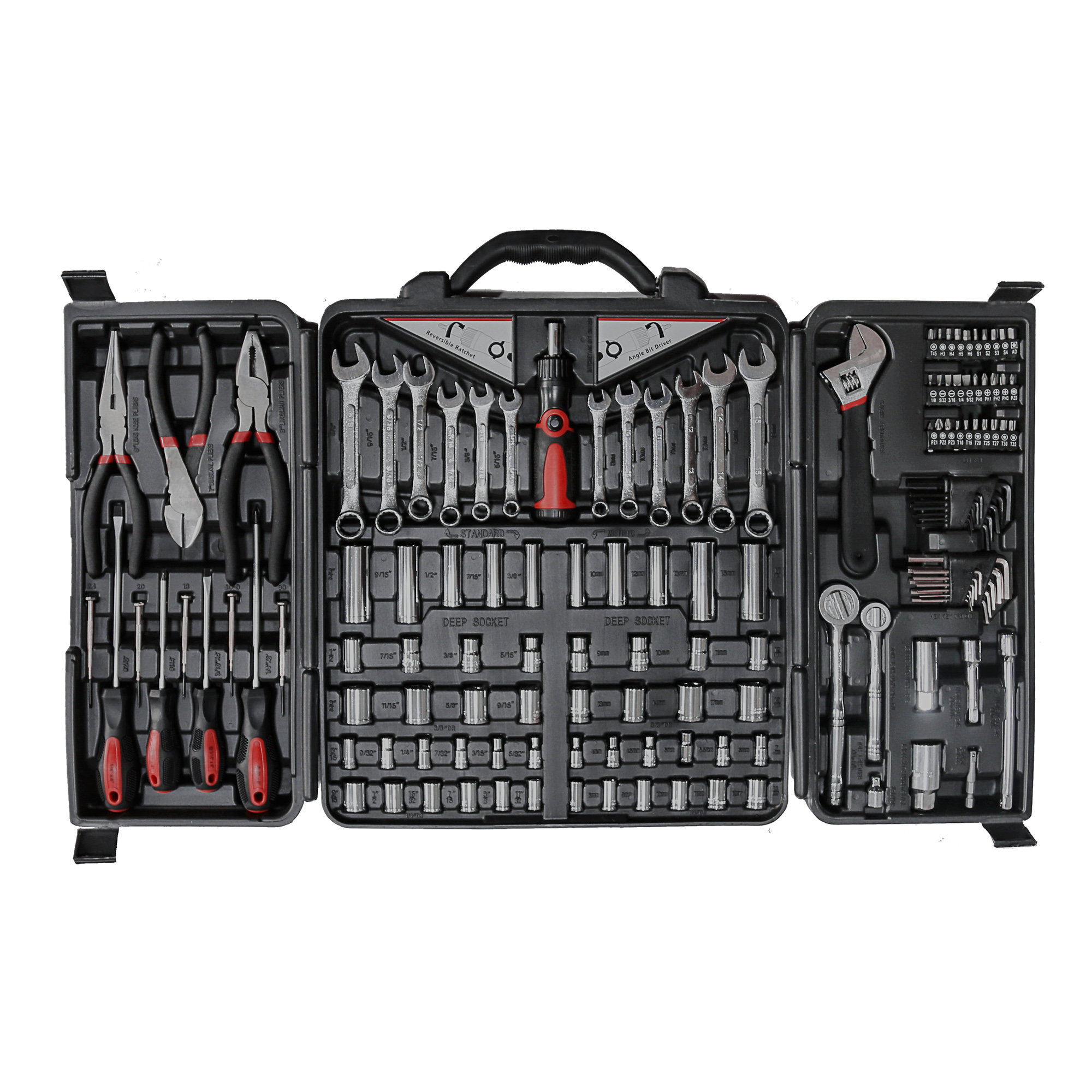 142pcs Home Auto Tool Kit
