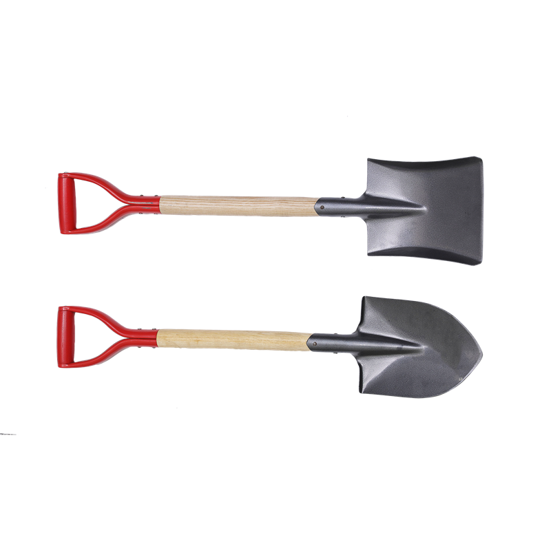 Shovel With Wooden Handle