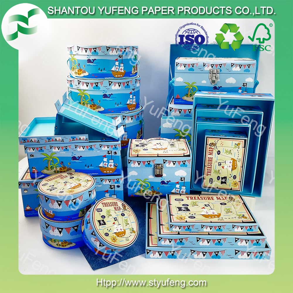 Gift box Paper storage box Home storage Nested box