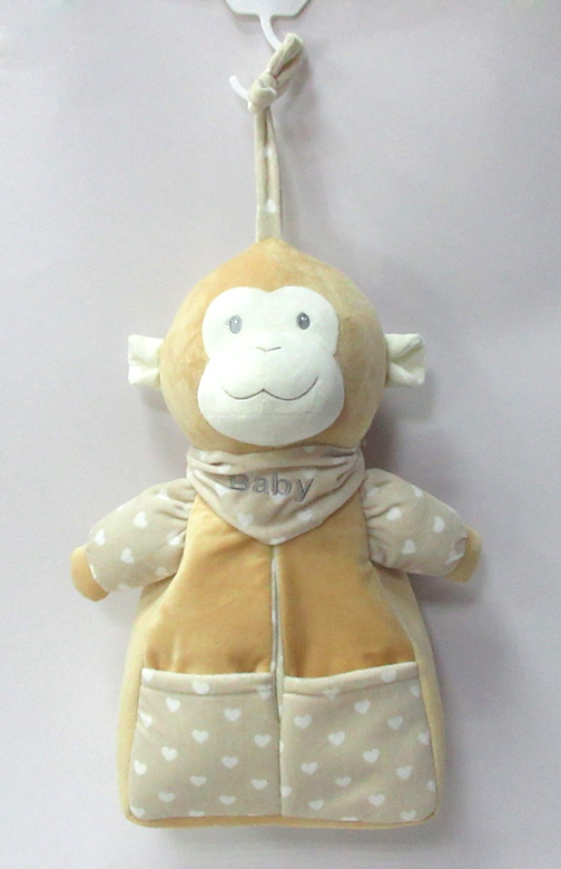 Plush Baby Diaper Stacker