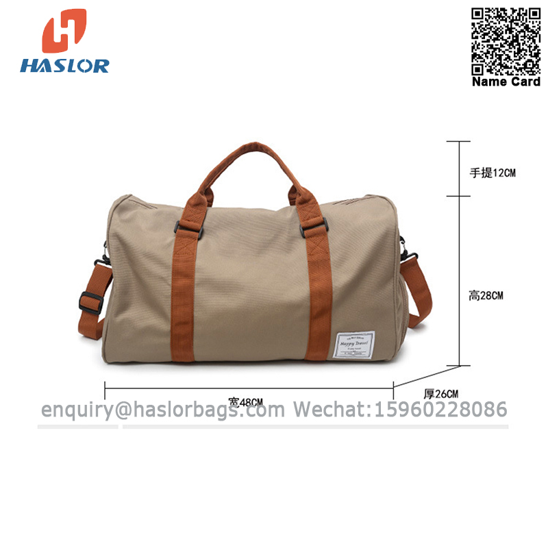 08 custom logo waterproof sport gym bag separation travel luggage bags