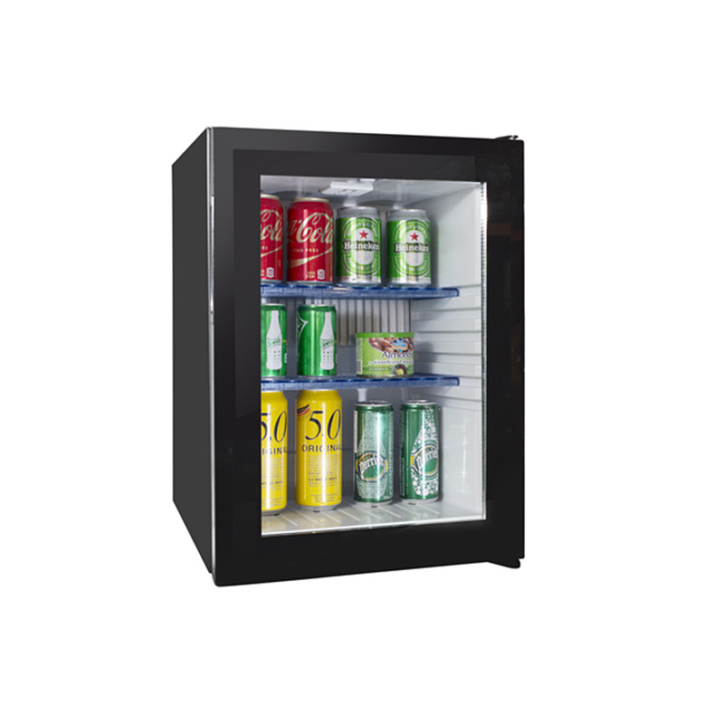 Hotel minibar, absorption, quiet fridge, 3-layer glass door, mini fridge, 25L 30L 40L 50L 60L