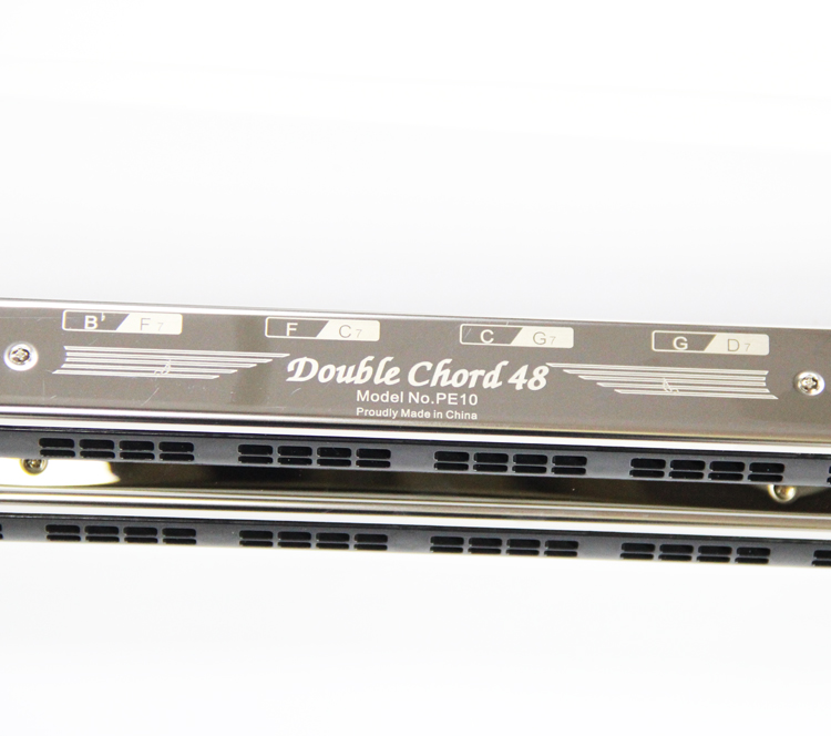 PE10(T2-3) new double harmonica professional chord harmonica
