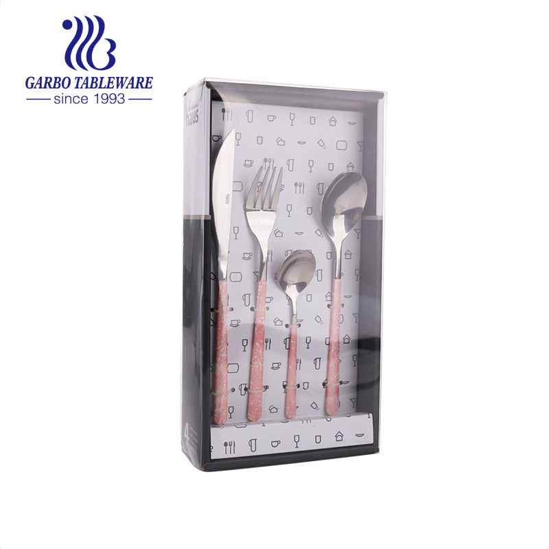 16pcs stainless steel cutlery sets supermarket and wholesale with high quality