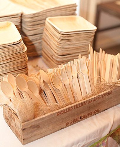 185mmDisposable Wooden cutlery-Wooden fork