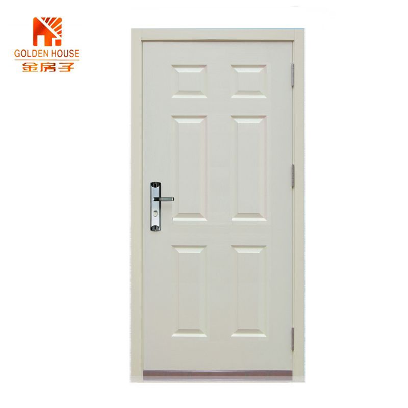 HDF moulded non-fire wood door solid wood doors