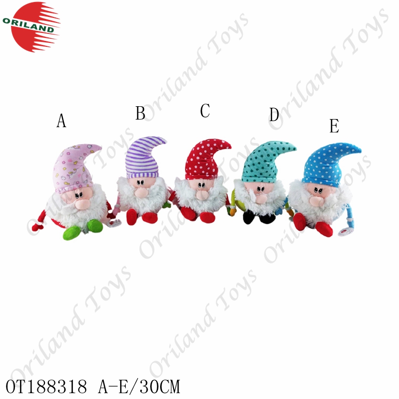 Christmas product Christmas soft toys santa Santa Claus plush toy