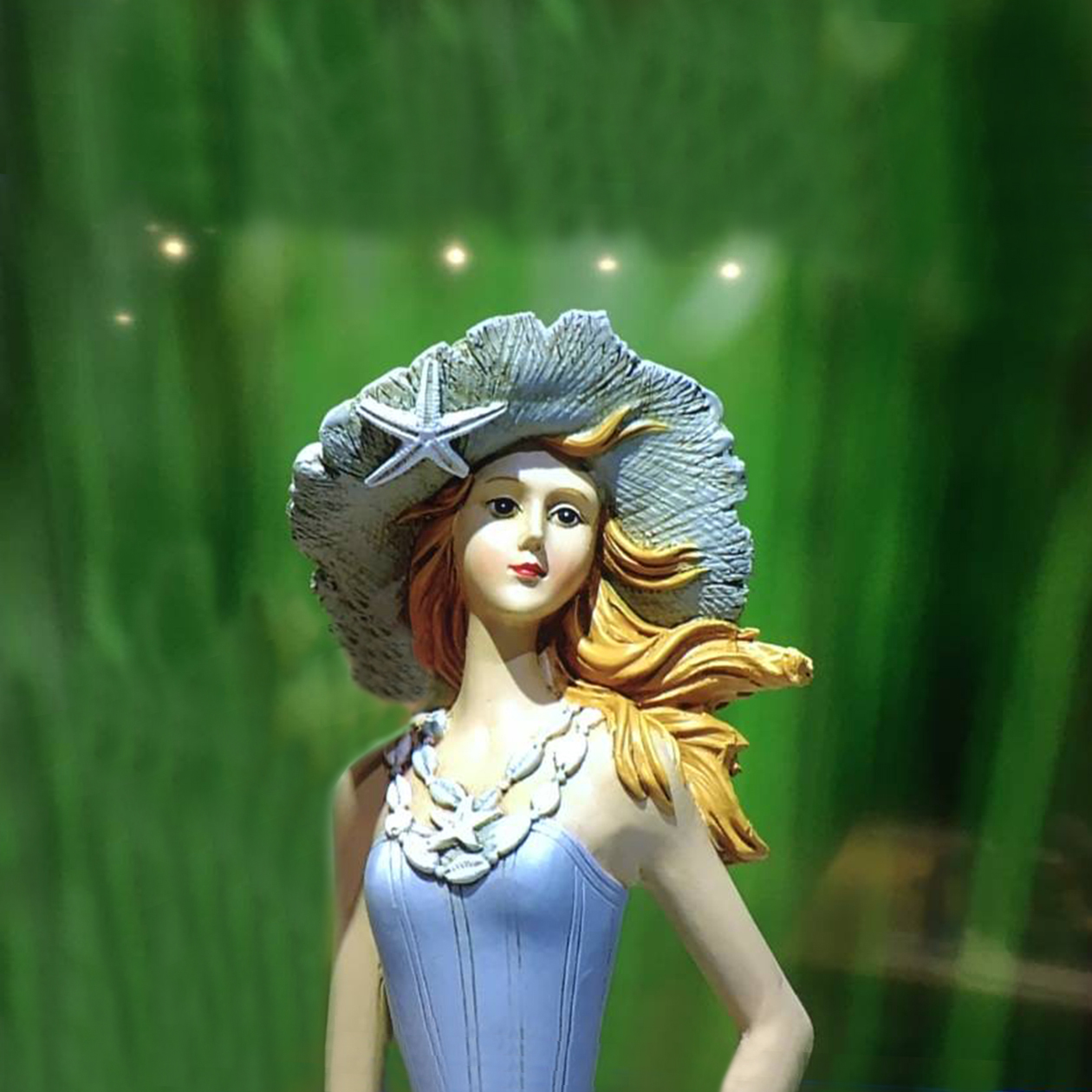 Standing Beach lady