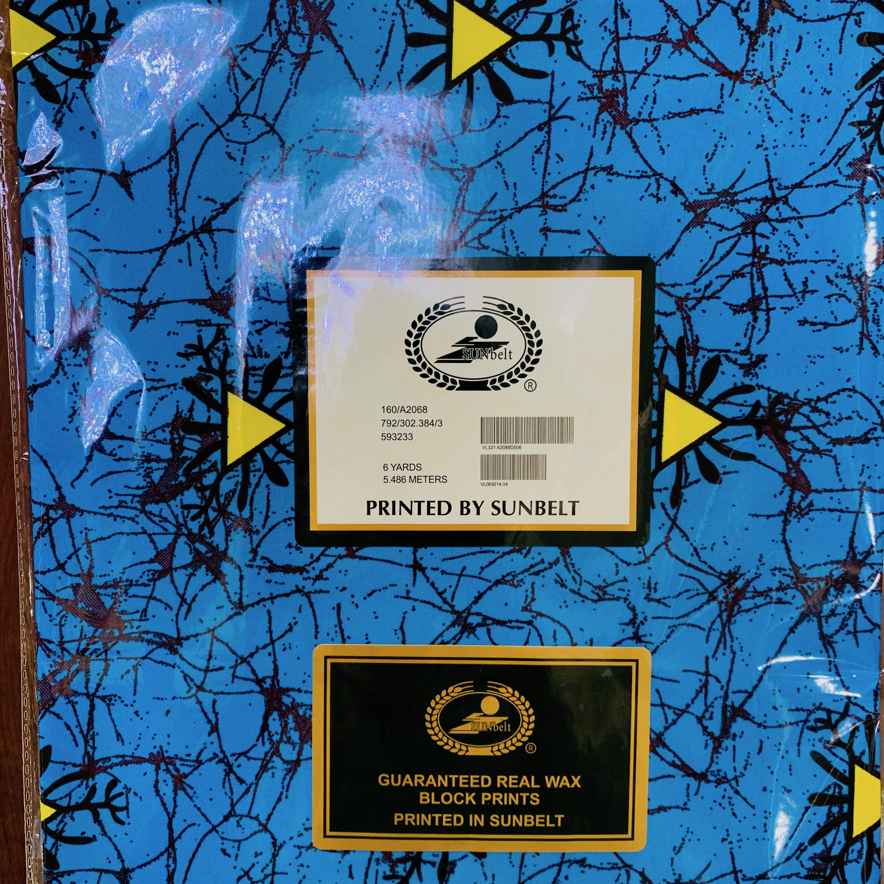 polyester wax fabric
