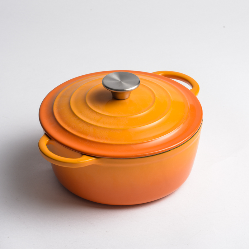 enamel cast iron casserole