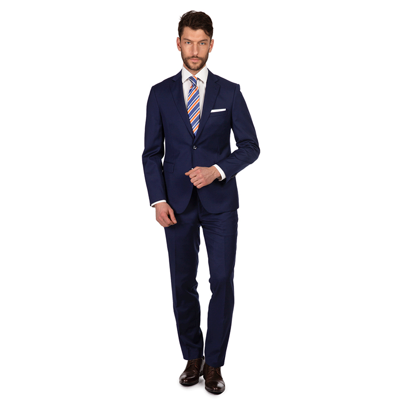 MEN SUITING FABRIC A GENF 22006/1/16 Slim Fit Suit