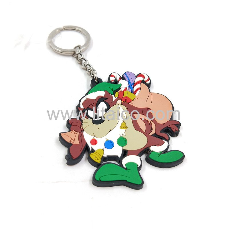 Bag wolf PVC Keychain