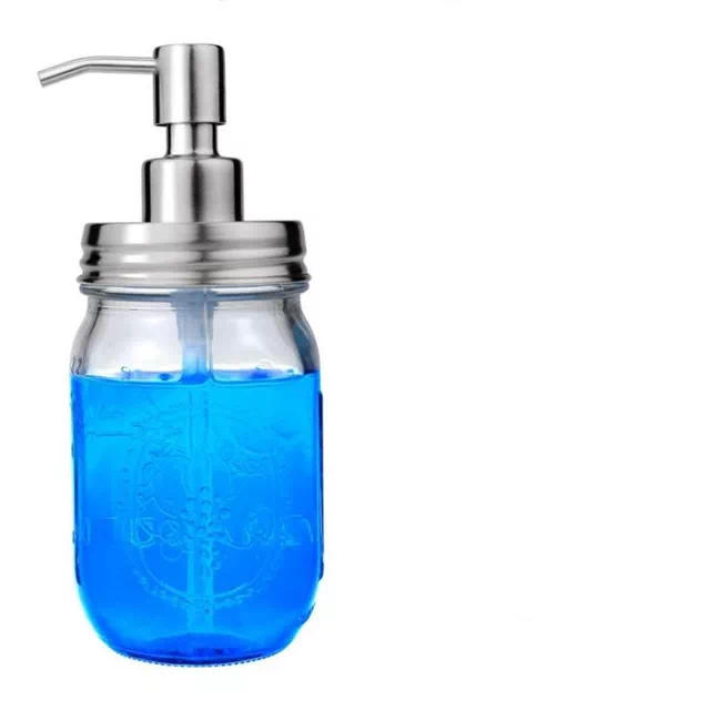 F6096S-2 Hand wash liquid soap bottles glass foam soap pump dispenser bottles