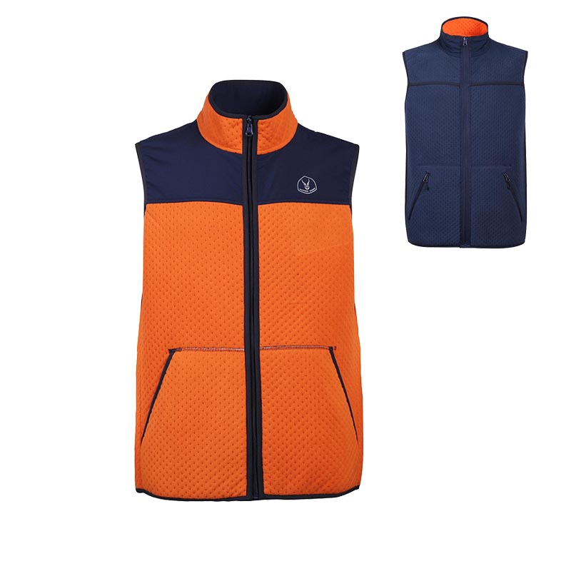Men's outdoor polar fleece jacket Reversible Vest Jacket