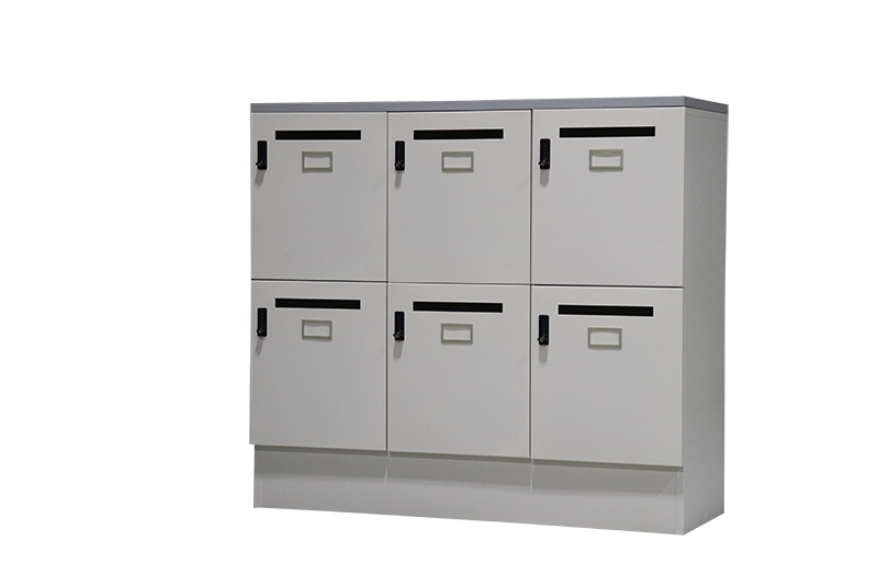 Mailer Cupboard 6 Door Password Lock Steel Mailboxes Cabinet