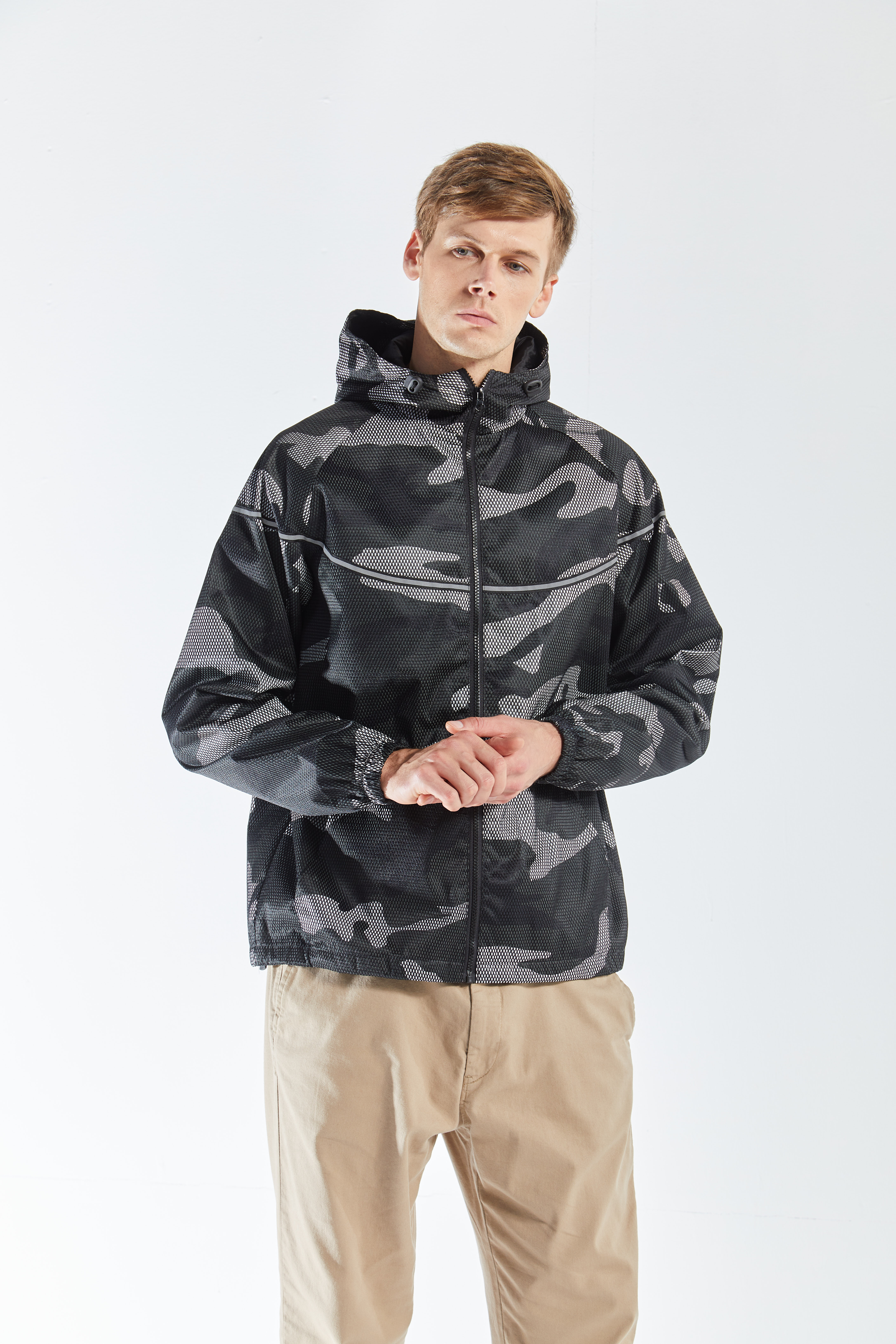 2020 Hot Sale Oem Camouflage Hunting Outdoor Waterproof Custom Mens Hooded Camo Jacket
