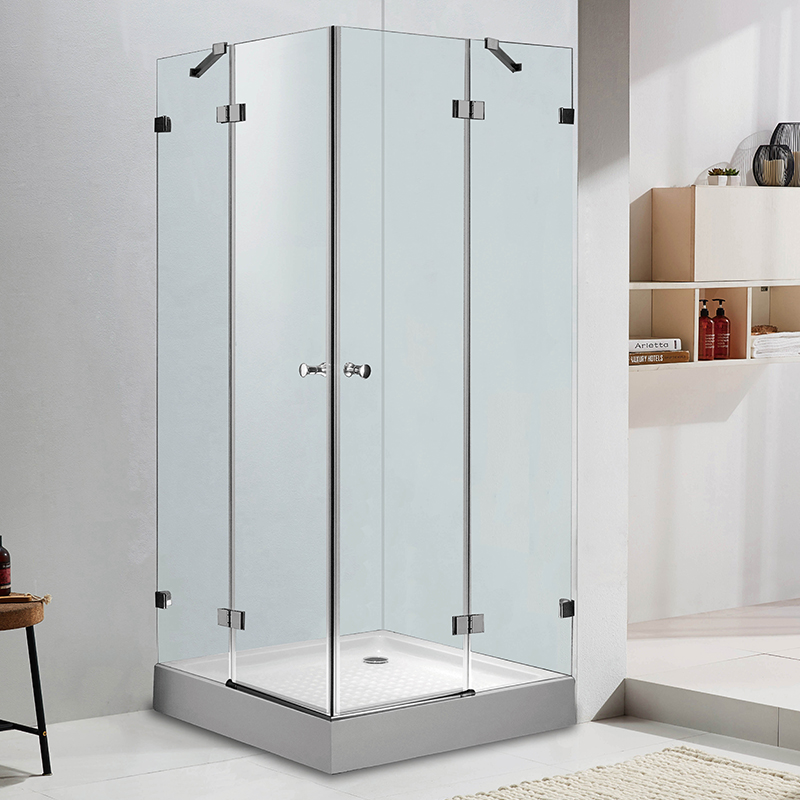 900x900mm Square hinged shower door