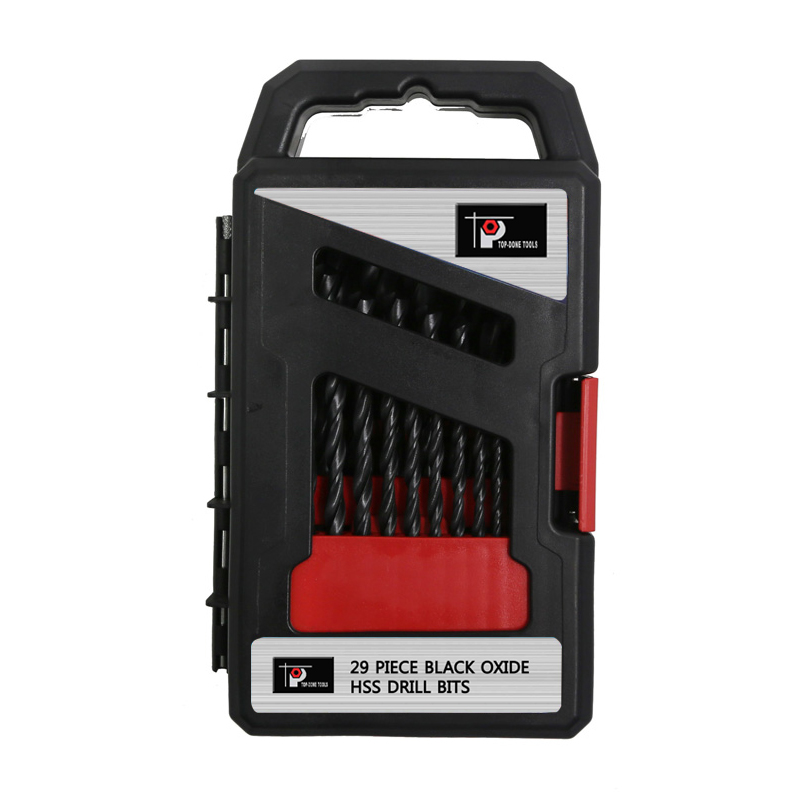 29pcs Black Oxide HSS Drill Bits