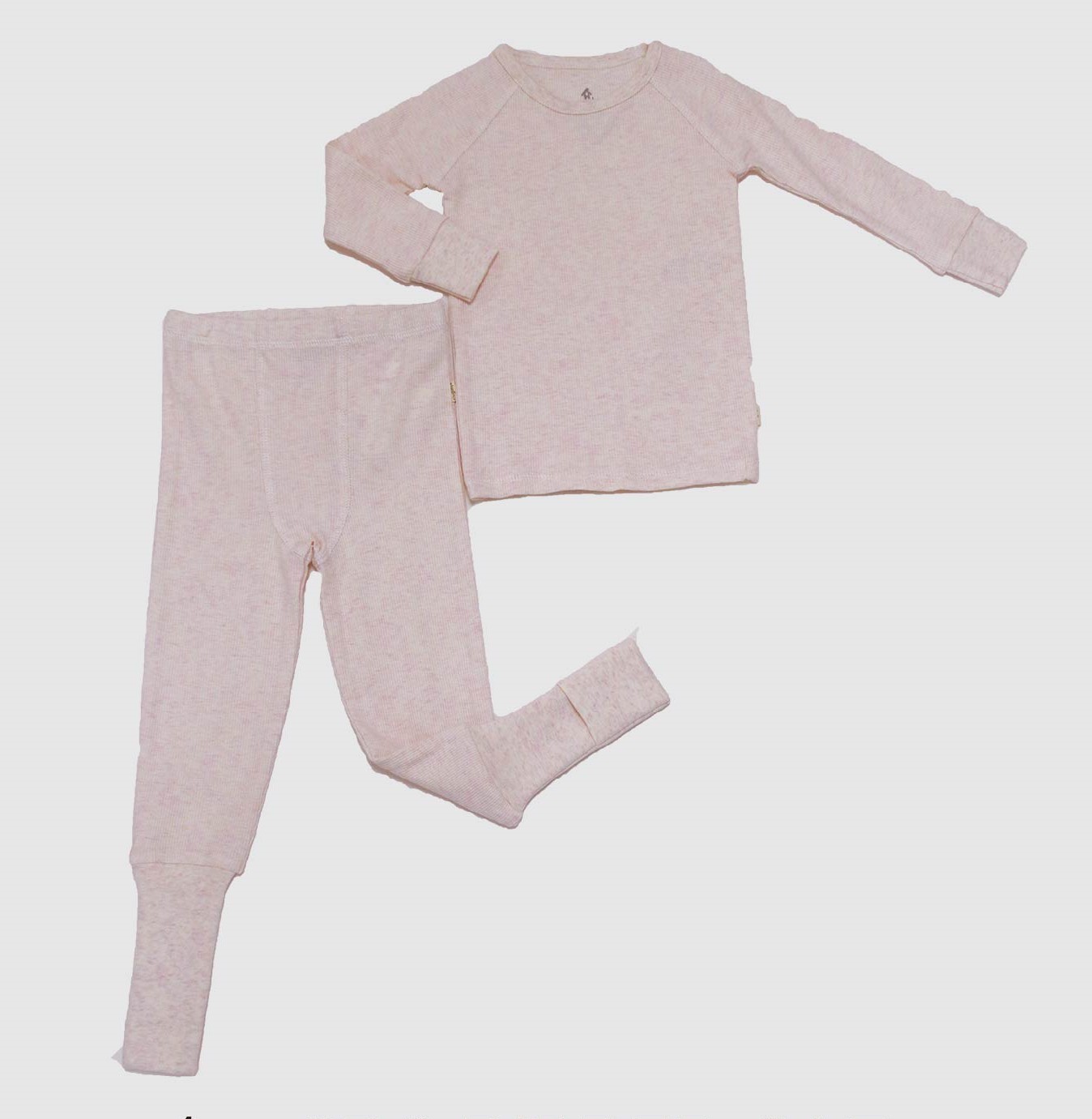 2pc Ribbed Convert-A Foot Pant Set
