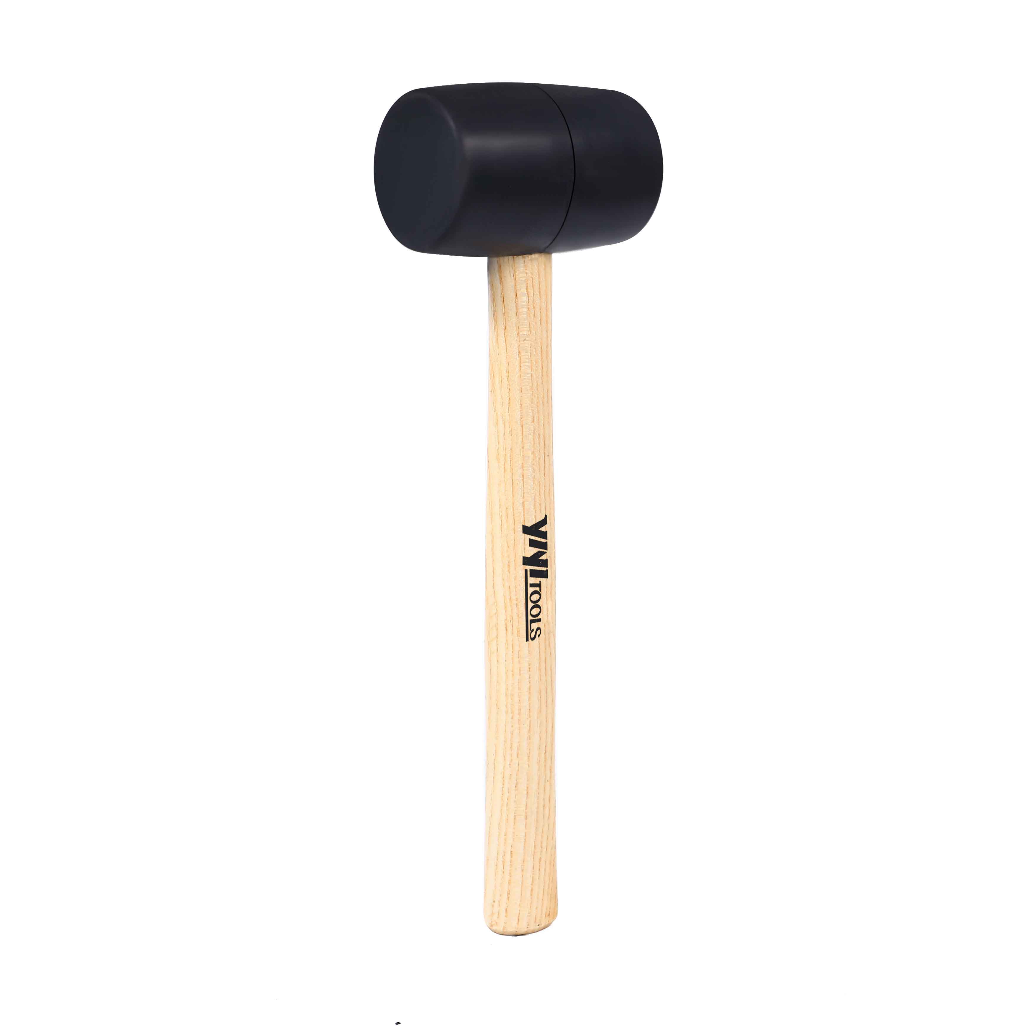 Rubber Mallet With Wood Handle – 24-oz