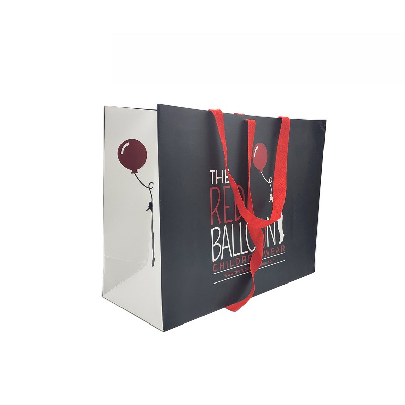 custom paper bags with logo paper bag,black printing