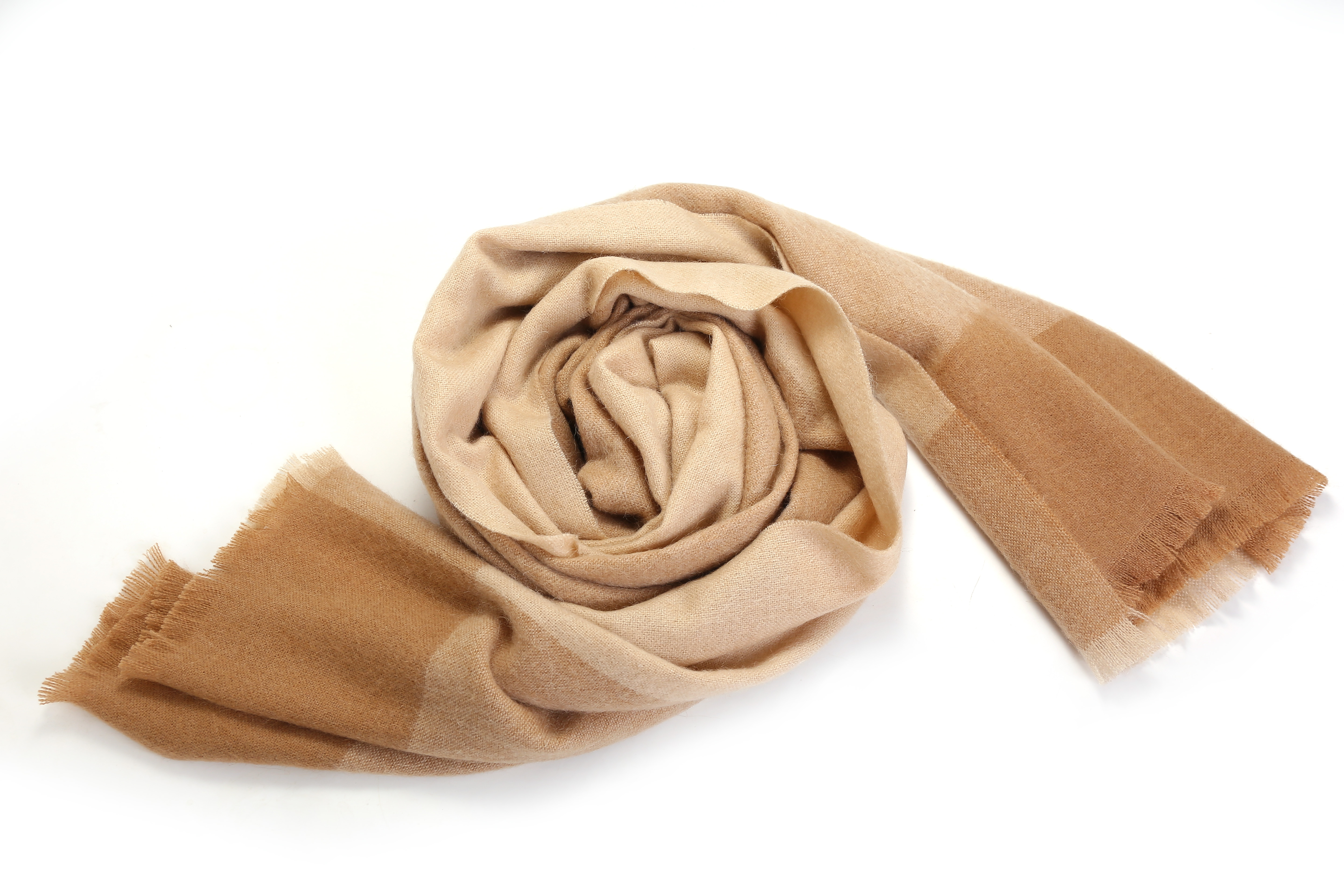 camel wool scarf-CFXK