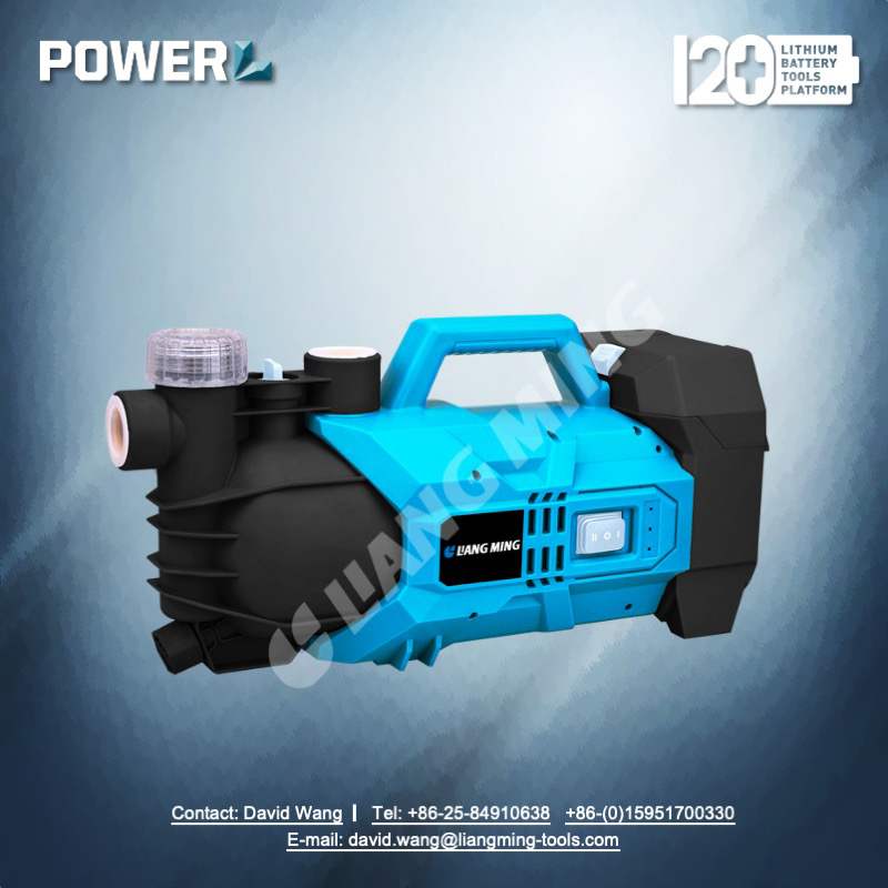 18V lithium battery cordless garden pump