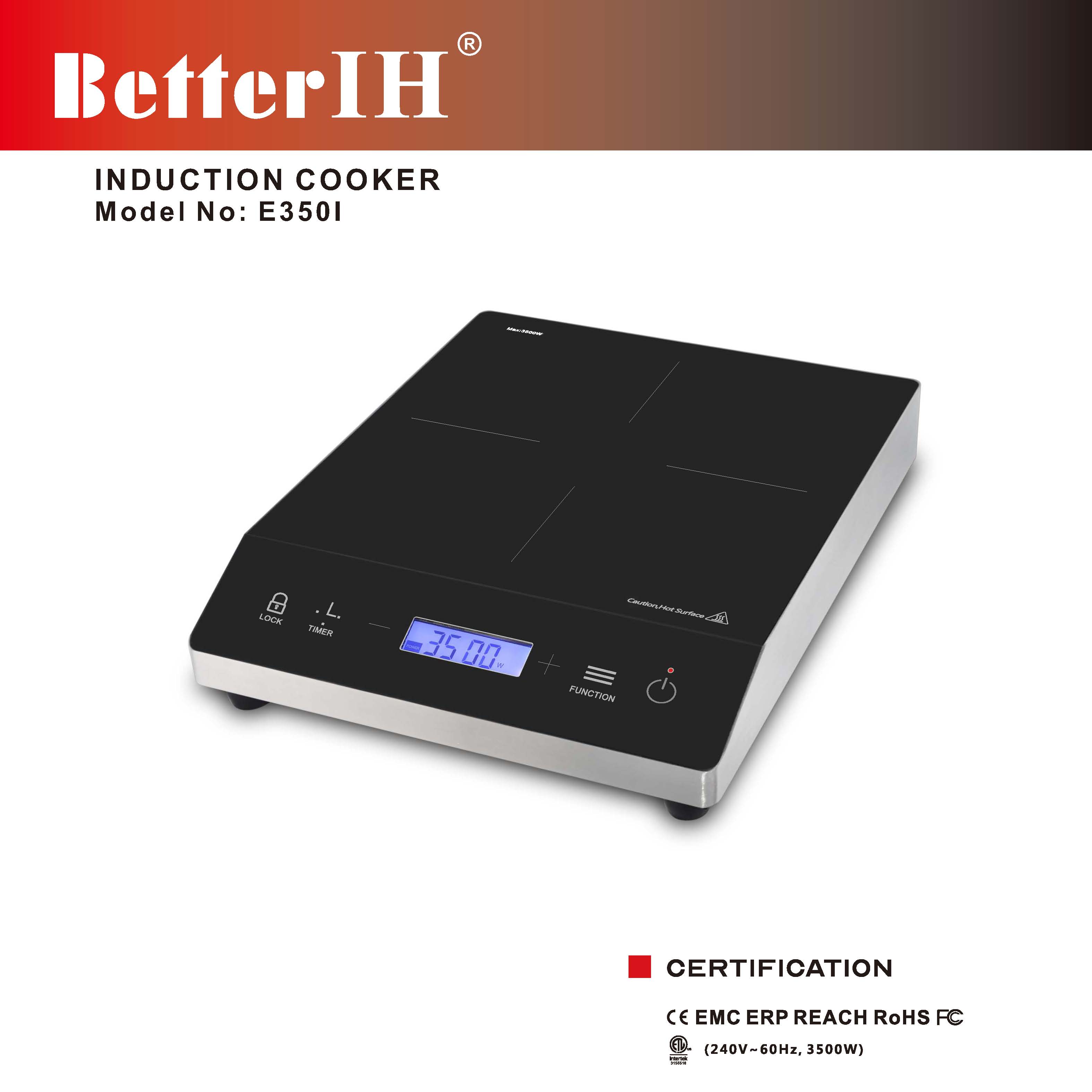 BETTER IH 3500W induction cooker