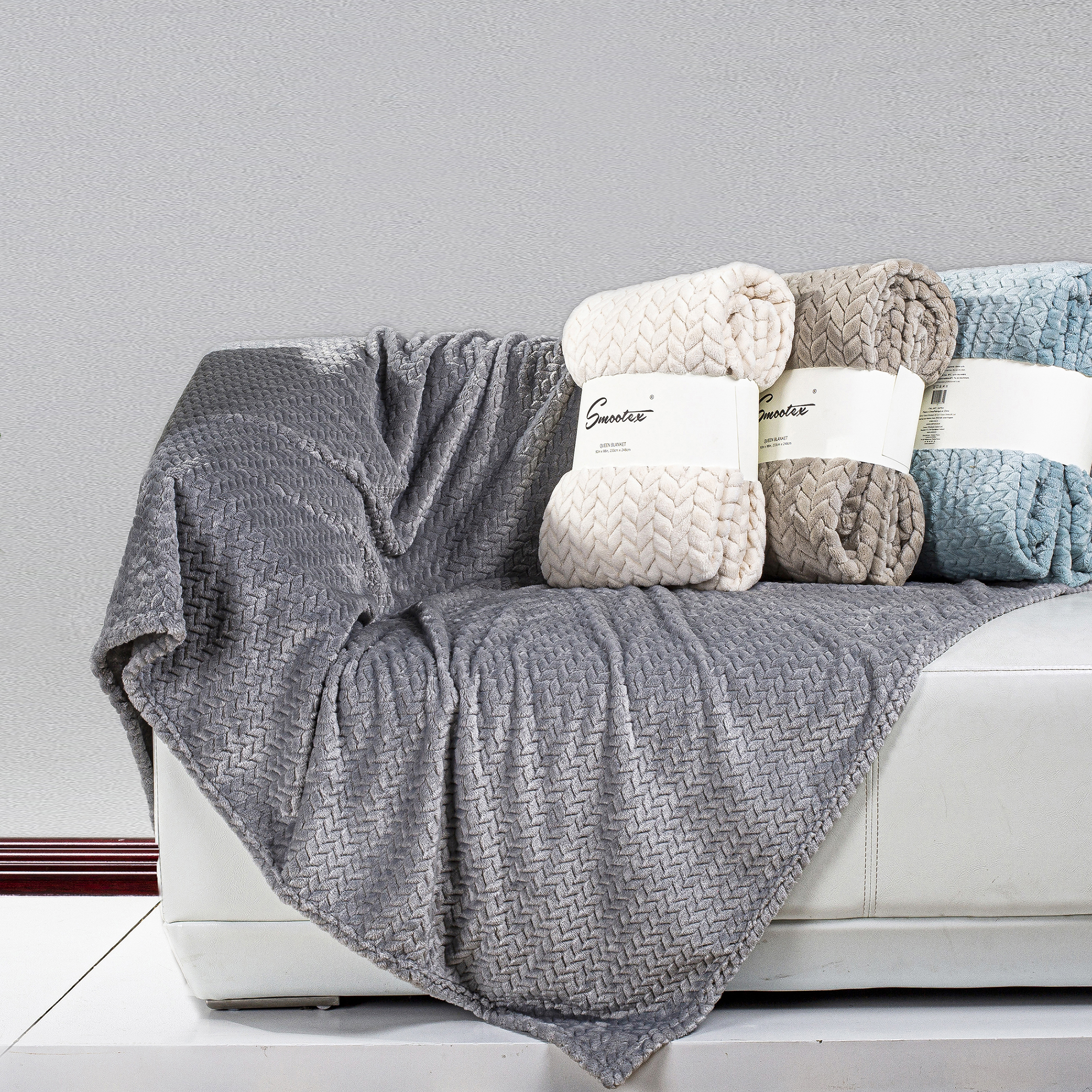 jacquard flannel blanket