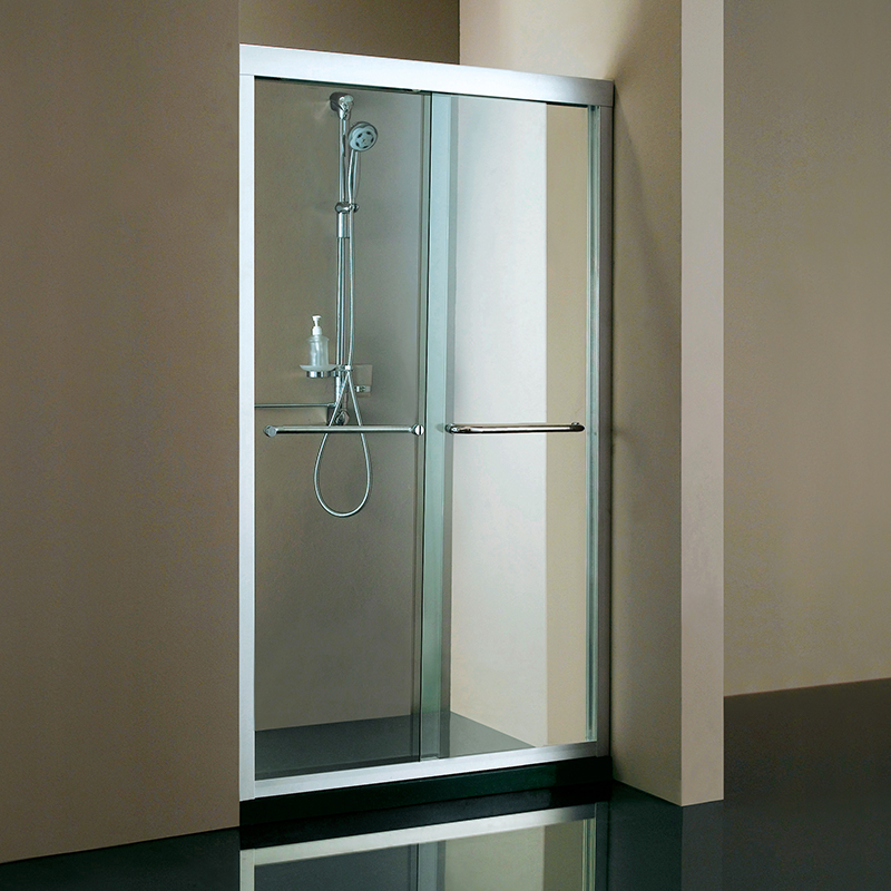 1219mm Two moved door shower door with frame