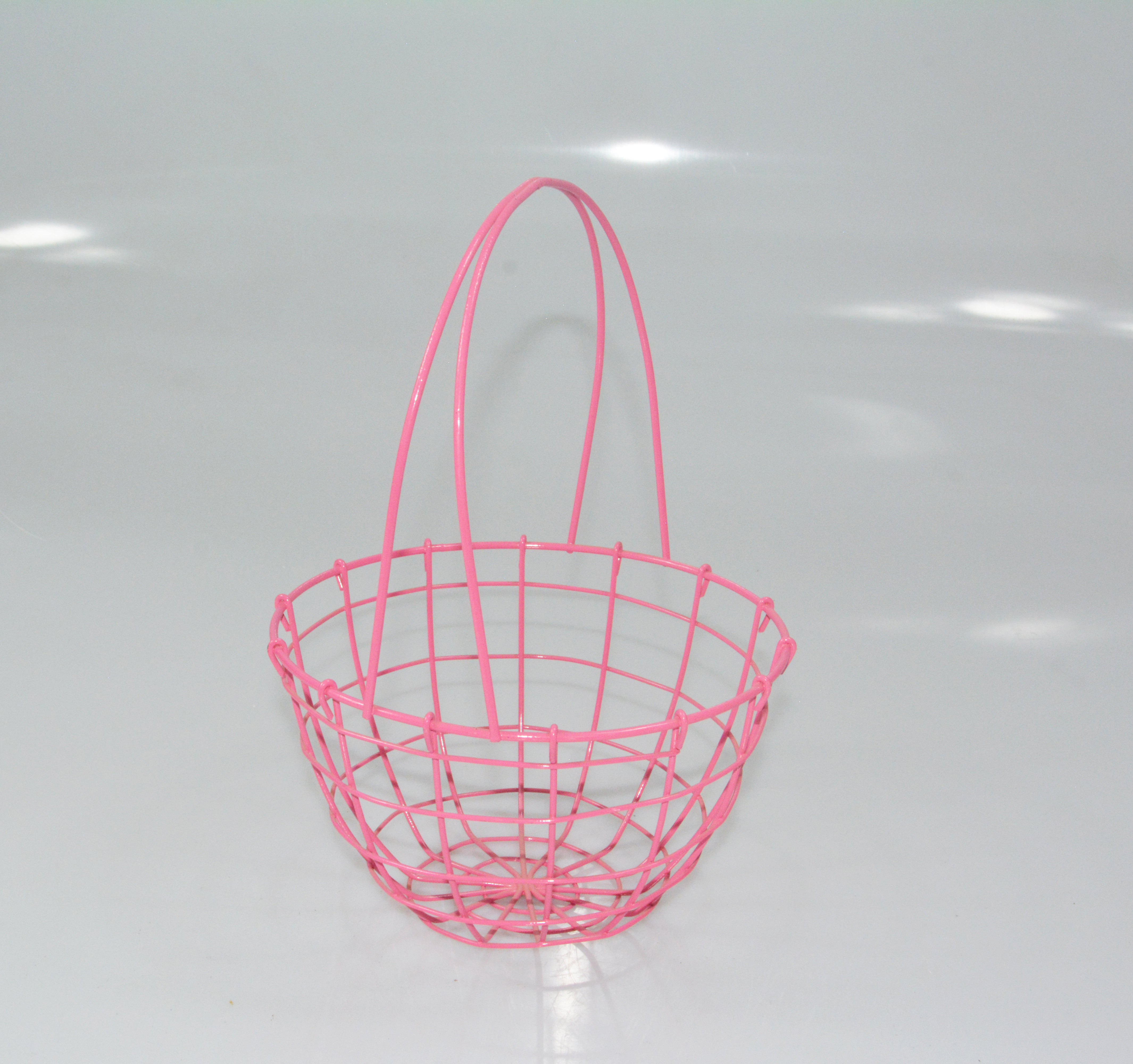 Christmas metal wire storage basket