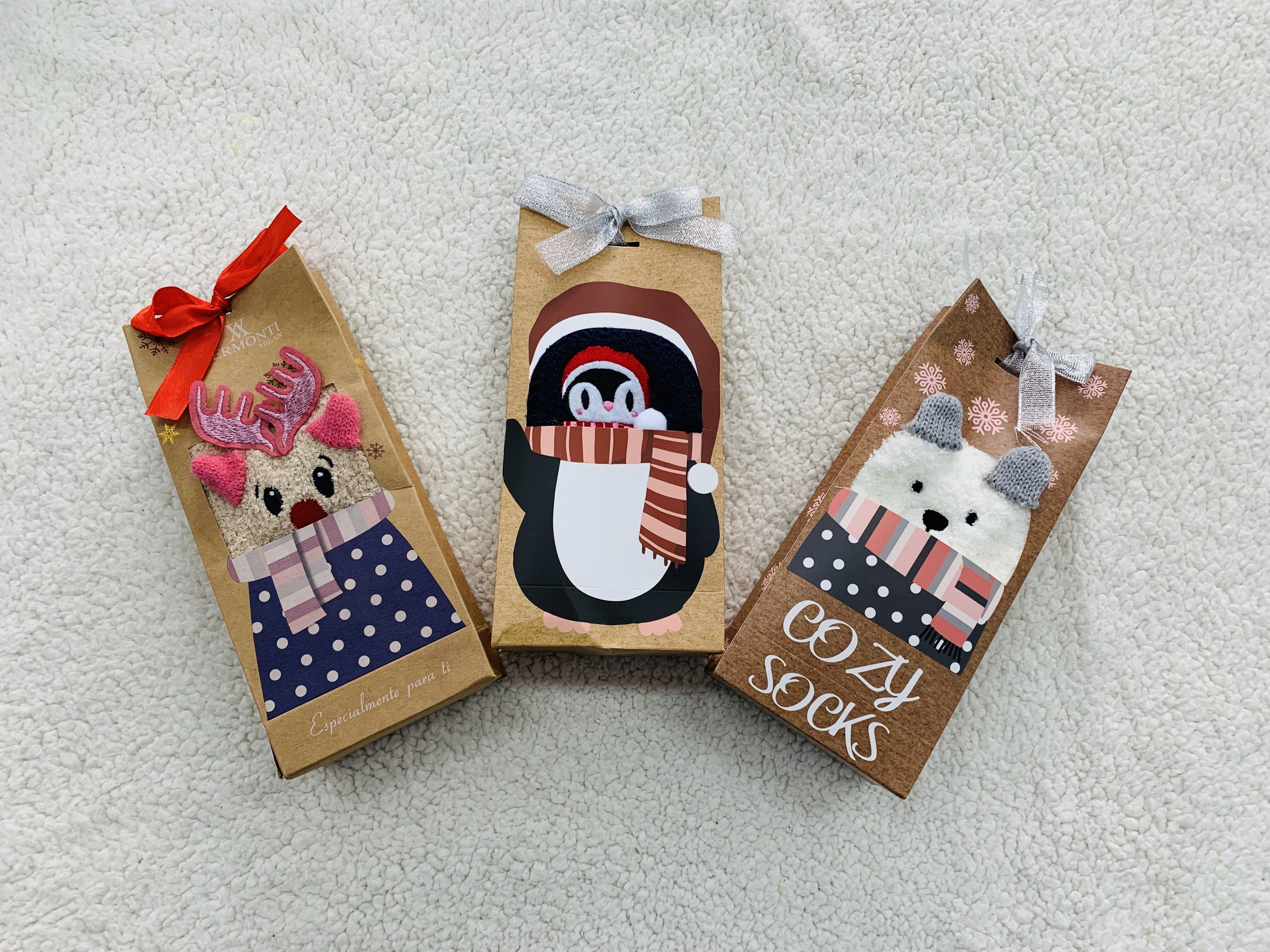 boxed cozy socks