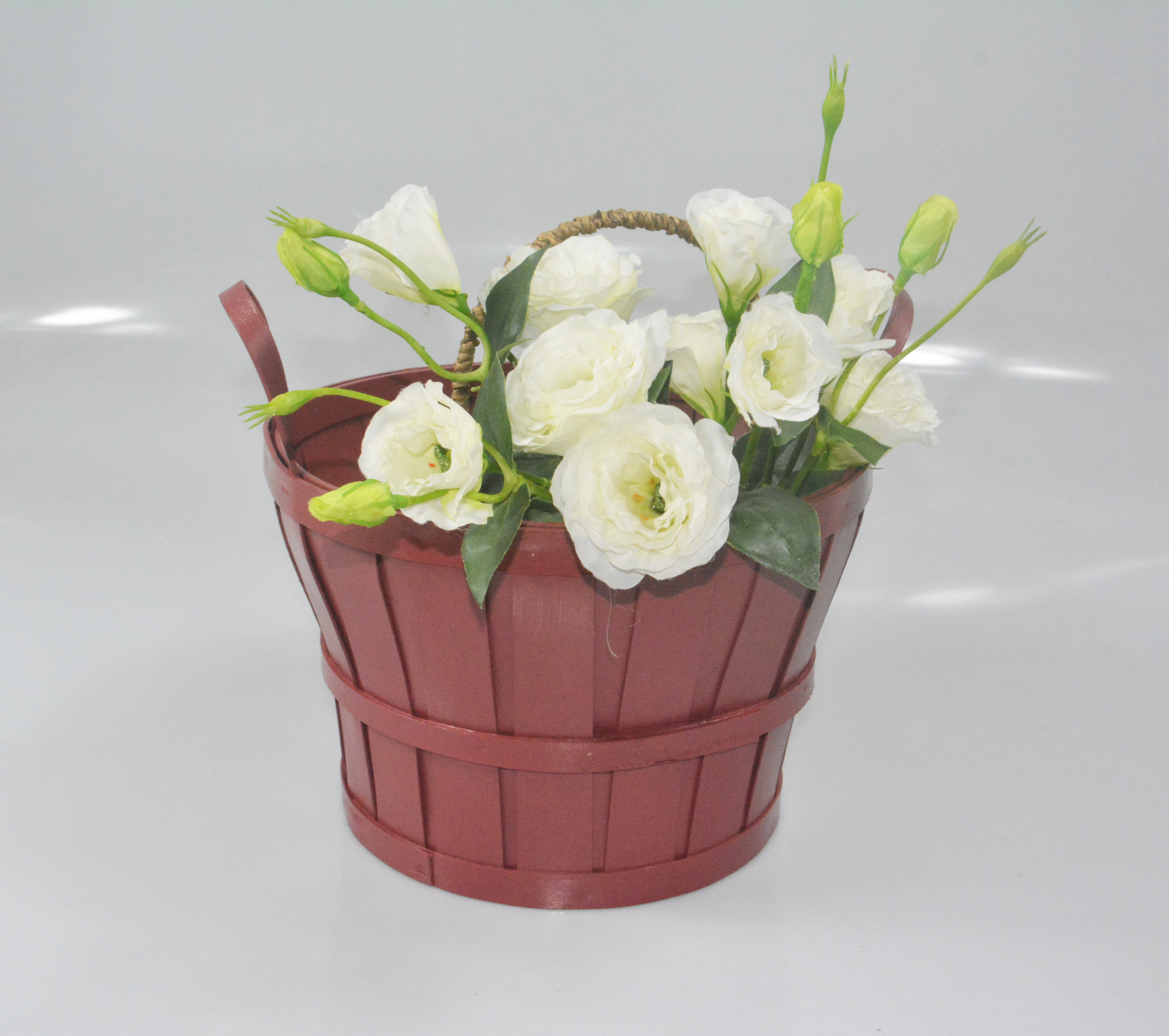 Christmas Wood chip bucket basket