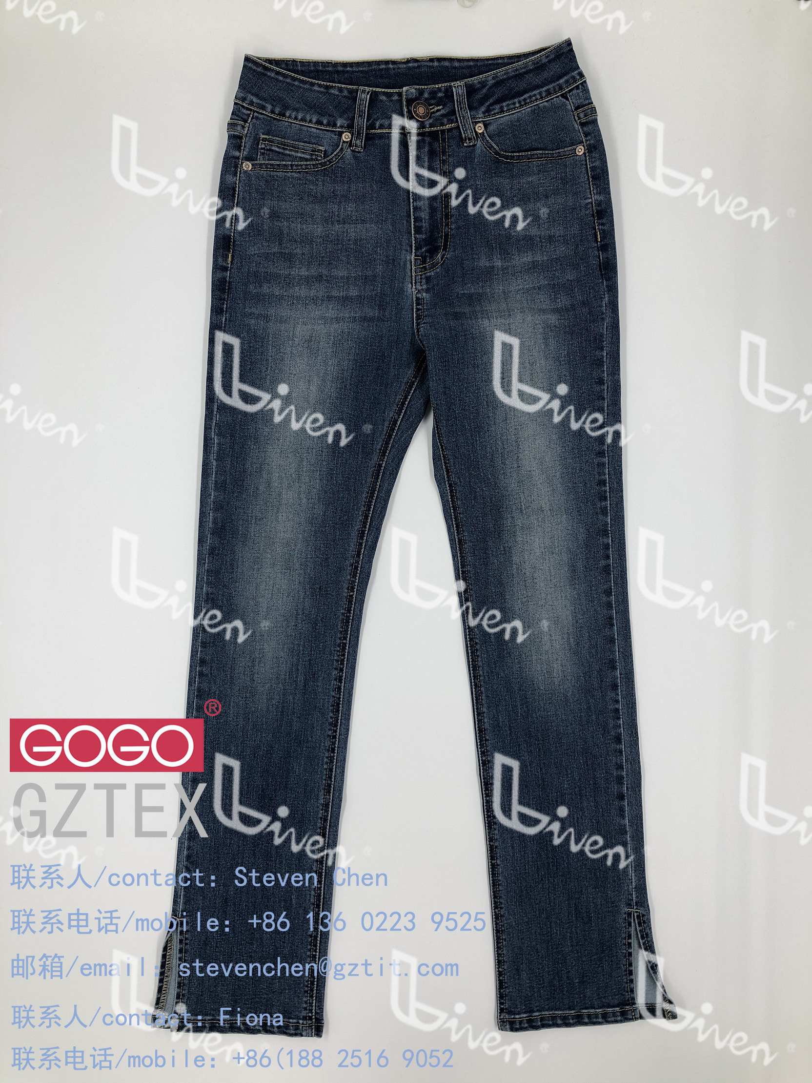 Ladies denim pants