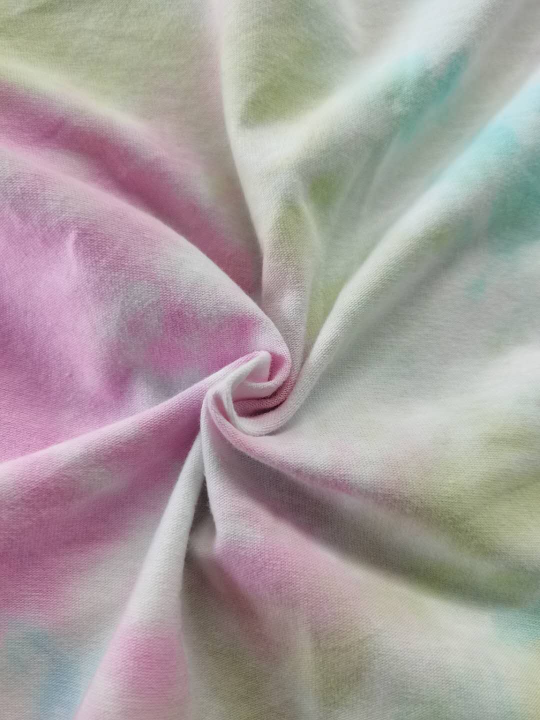 95%cotton 5%spandex Single Jersey, Tie Dyed