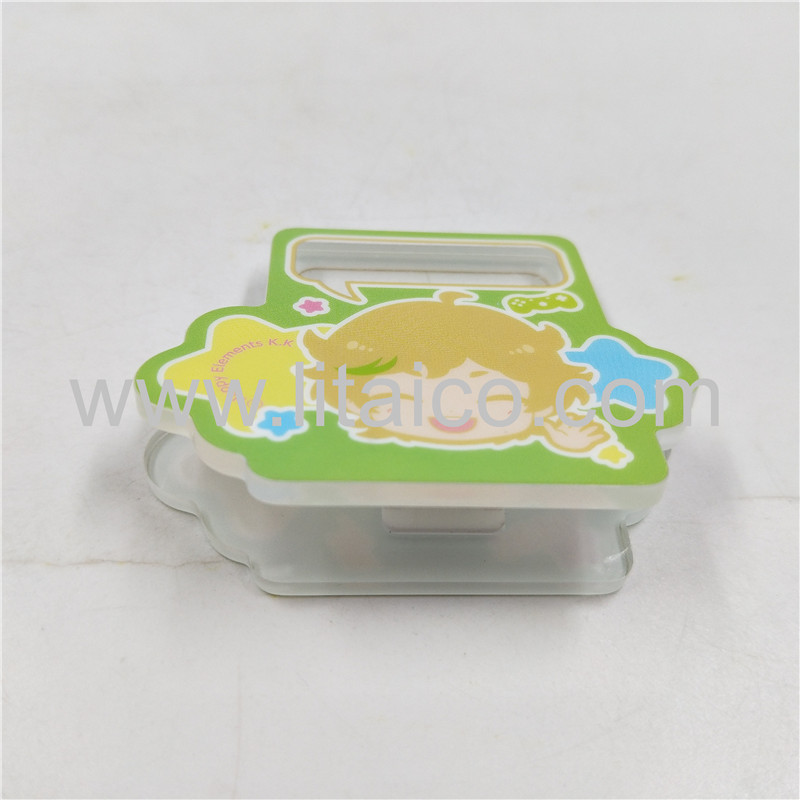 Cute little girl acrylic Clip—Double-side