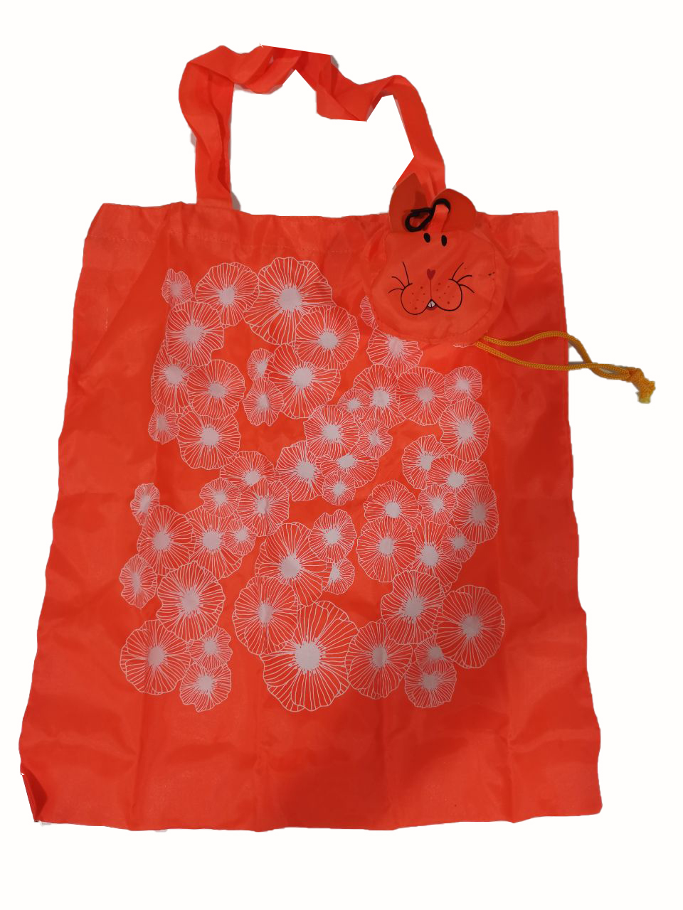 100% polyester foldable shopping bag