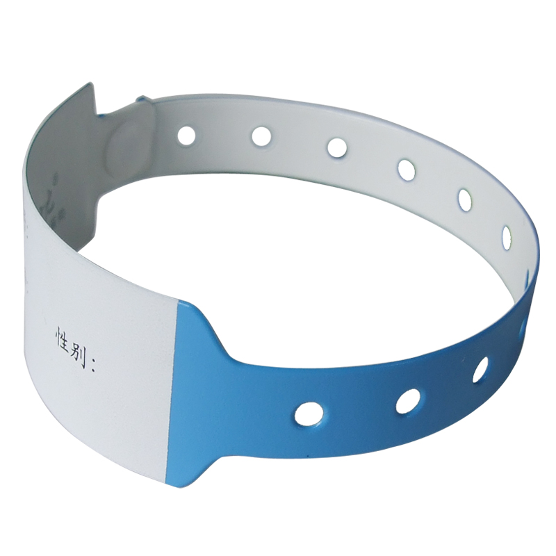 Healthcare PVC RFID One-time Use Wristband(HF) BVP3300-HF03